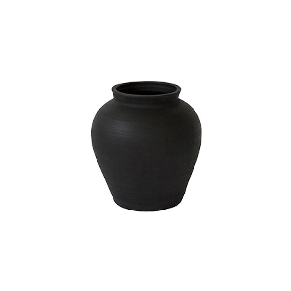 Pot argile noir Rika - Snowdrops Copenhagen