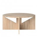 XL natural oak wood table - Kristina Dam