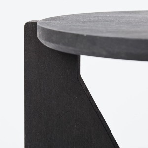 Table en bois de chêne noir XL - Kristina Dam