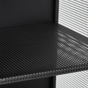 Black Grid Cabinet - Kristina Dam