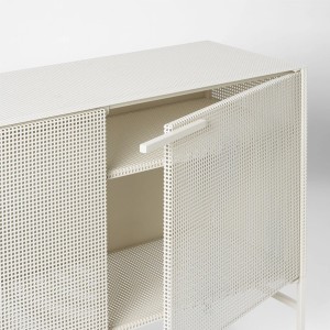 Beige Grid Sideboard - Kristina Dam