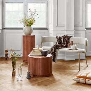 Vase Hector Red clay Grey - Broste Copenhagen