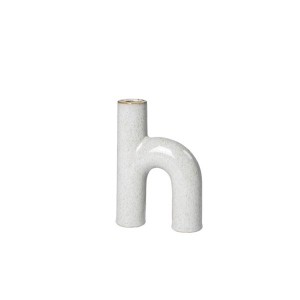 Vase Hector cream Gray - Broste Copenhagen