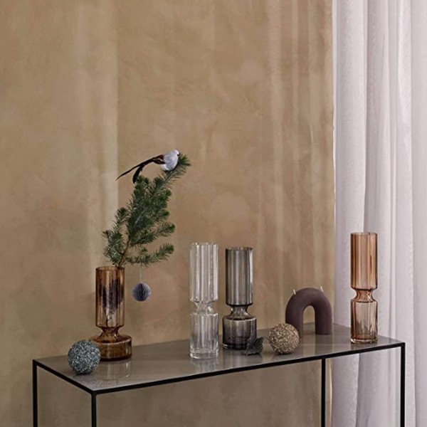 Vase HYACINT verre soufflé gris - Broste Copenhagen