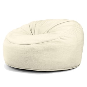 Pouf en mousse Om 135 Teddy Crème - SLOWDOWN