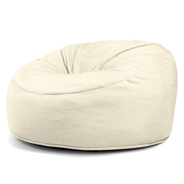 Pouf en mousse Om 135 Teddy Crème - SLOWDOWN