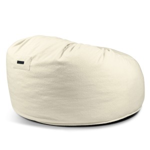 Pouf en mousse Om 135 Teddy Crème - SLOWDOWN