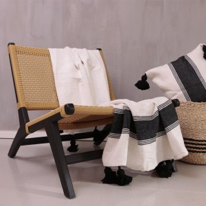 Bali armchair Wood and rattan - Earthware