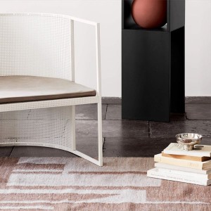 Kelim bluish brown wool rug - Kristina Dam