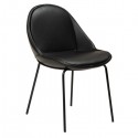 Arch chair black leather collection Dan Form