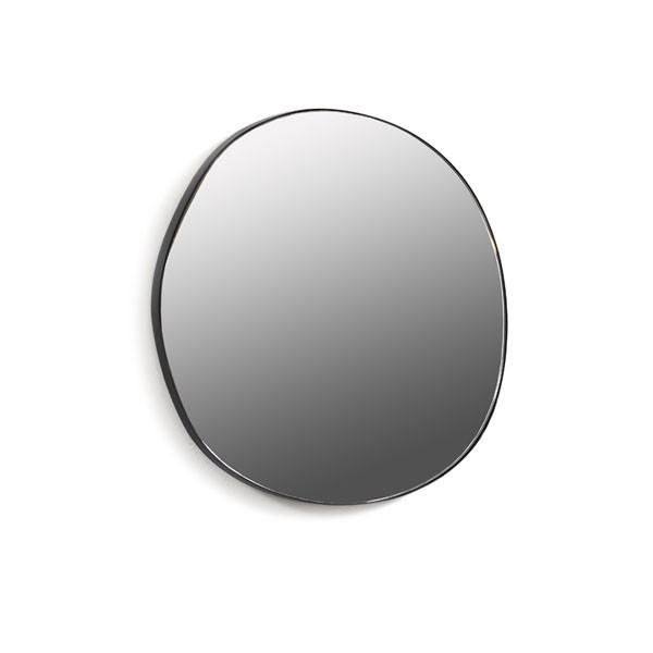 Miroir verre et acier noir S- Serax