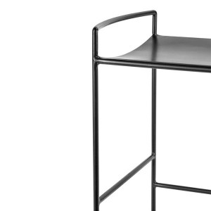 Nello Black Metal Stool - Serax