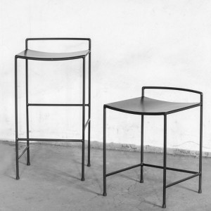 Tabouret Nello métal Noir - Serax