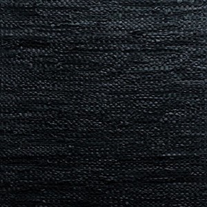Tapis Cuir recyclé noir 65x135 - Rug Solid