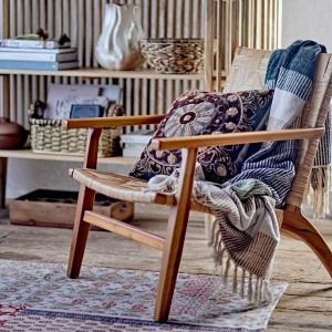 Armchair Mills teak Rattan - creative collection