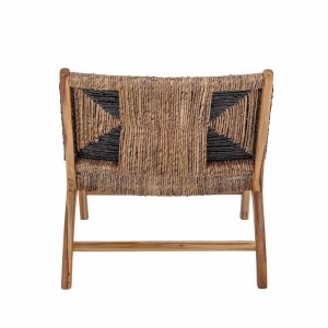 Armchair Mills teak Rattan - creative collection
