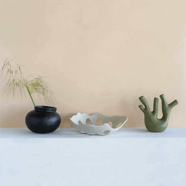 Black Ceramic Quite Vase by Urban Nature Culture