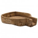 Grand plateau bois ancien brut artisanal - Trademark Living - Woodely