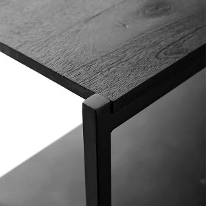 Etagère Nevada acier et manguier Black - Muubs