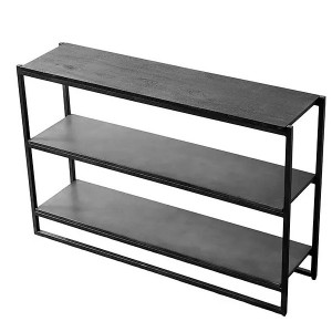 Etagère Nevada acier et manguier Black - Muubs